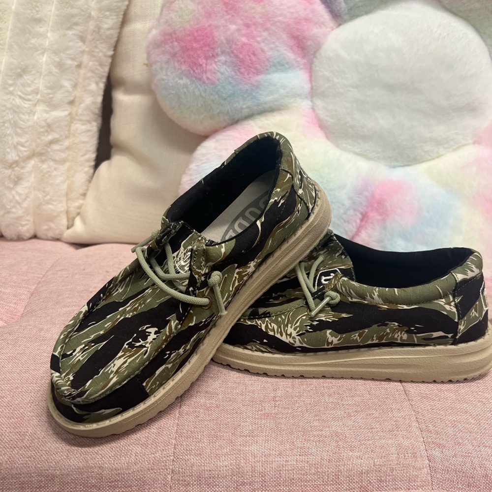 Camouflage Slip-On Shoes